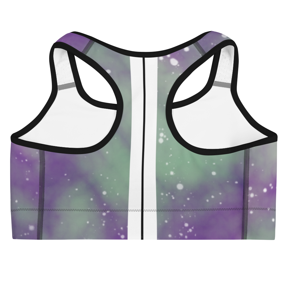ROYAL ICONIC | Acid Wash Bleach Dye Galaxy Tie Dye Sports Bra Malibu Side Stripe Ascend Ether 4 Wash