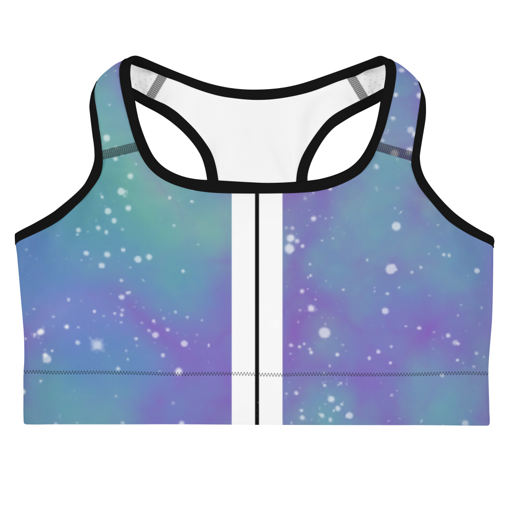 ROYAL ICONIC | Acid Wash Bleach Dye Galaxy Tie Dye Sports Bra Malibu Side Stripe Ascend Ether 3 Wash