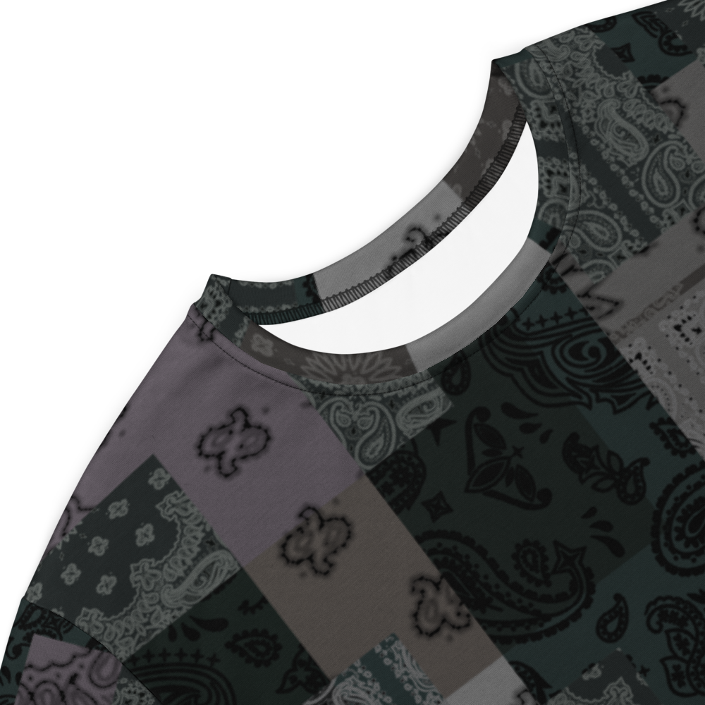ROYAL ICONIC. | Patchwork Bandana Flag High End Modern Urban MuuMuu Tshirt Dress Custom Design #6