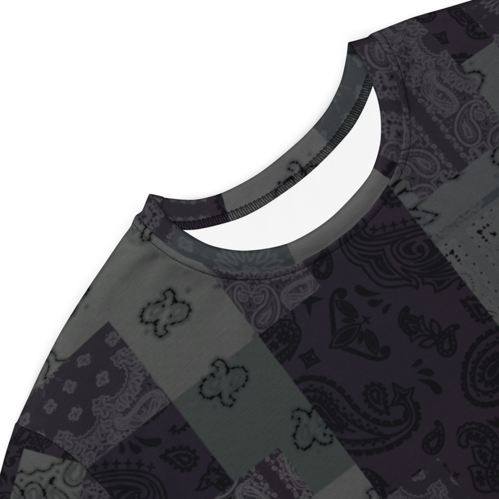 ROYAL ICONIC. | Patchwork Bandana Flag High End Modern Urban MuuMuu Tshirt Dress Custom Design #9
