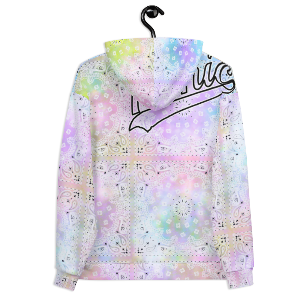 ROYAL ICONIC | Bandana Flag Tie Dye Acid Wash Aether Pour Unisex Hoodie HueMan Gang Color Cloud 2 Abstract Cray On Pour