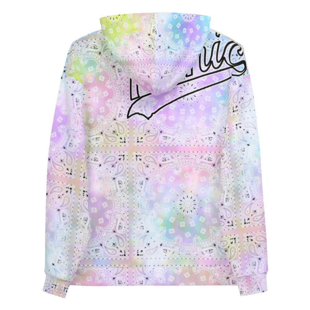 ROYAL ICONIC | Bandana Flag Tie Dye Acid Wash Aether Pour Unisex Hoodie HueMan Gang Color Cloud 2 Abstract Cray On Pour