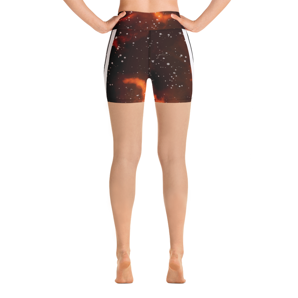 ROYAL ICONIC | Acid Wash Bleach Dye Galaxy Tie Dye Biking Shorts Malibu Side Stripe Custom Bleach