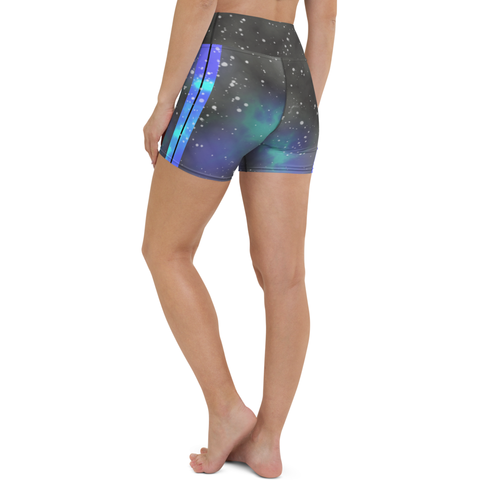 ROYAL ICONIC | Acid Wash Bleach Dye Galaxy Tie Dye Biking Shorts Malibu Side Stripe Mermaid Portals Aether Grey Wash