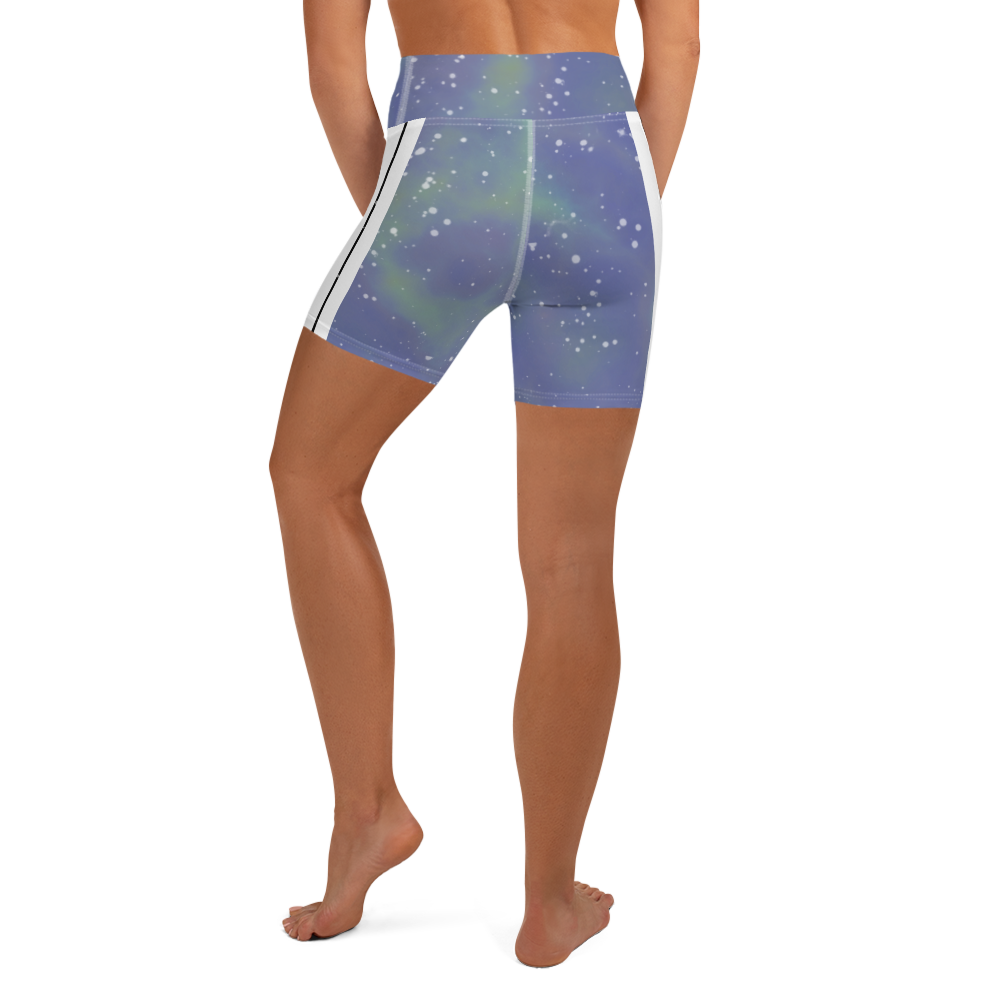 ROYAL ICONIC | Acid Wash Bleach Dye Galaxy Tie Dye Biking Shorts Malibu Side Stripe Ascend Ether 1 Wash