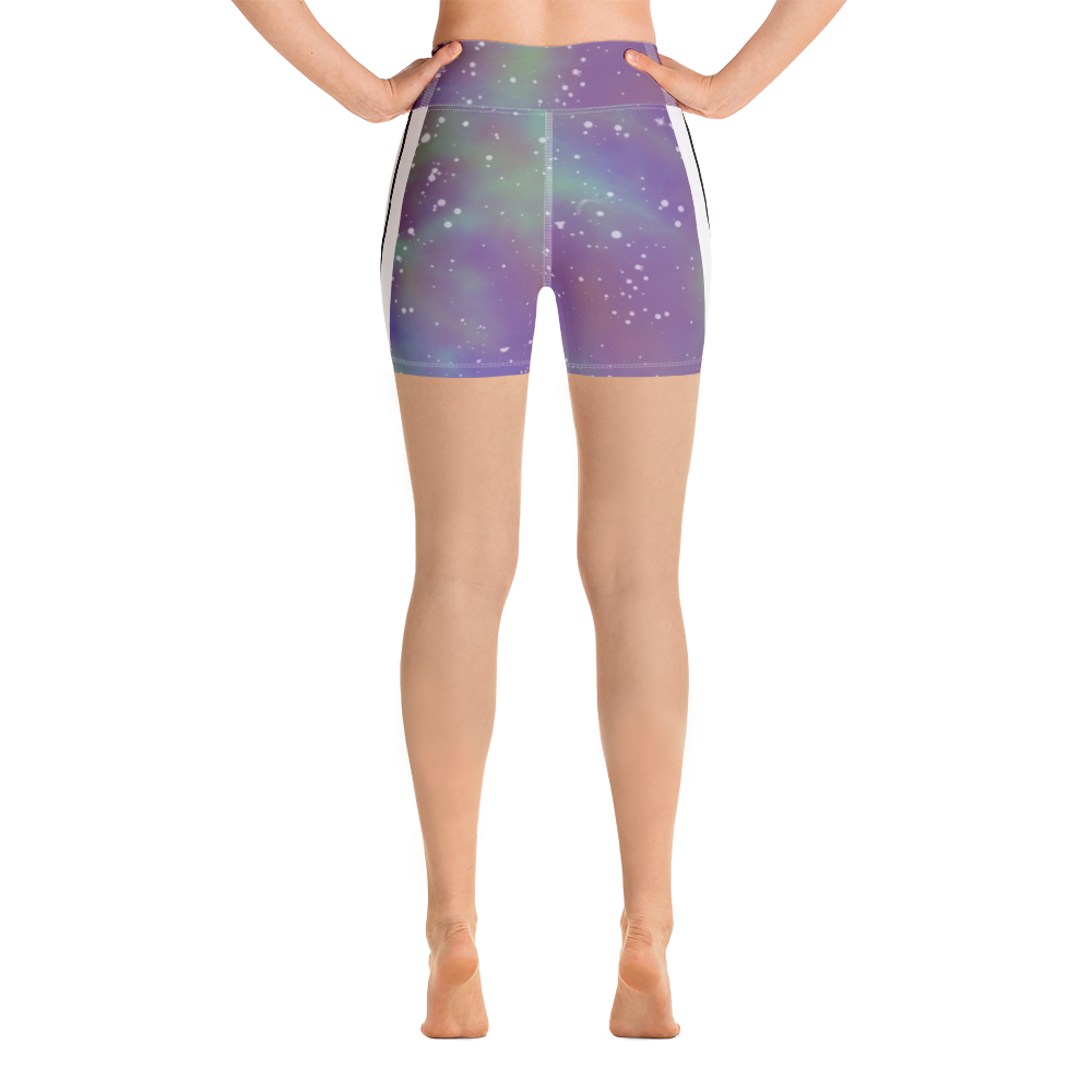 ROYAL ICONIC | Acid Wash Bleach Dye Galaxy Tie Dye Biking Shorts Malibu Side Stripe Ascend Ether 2 Wash