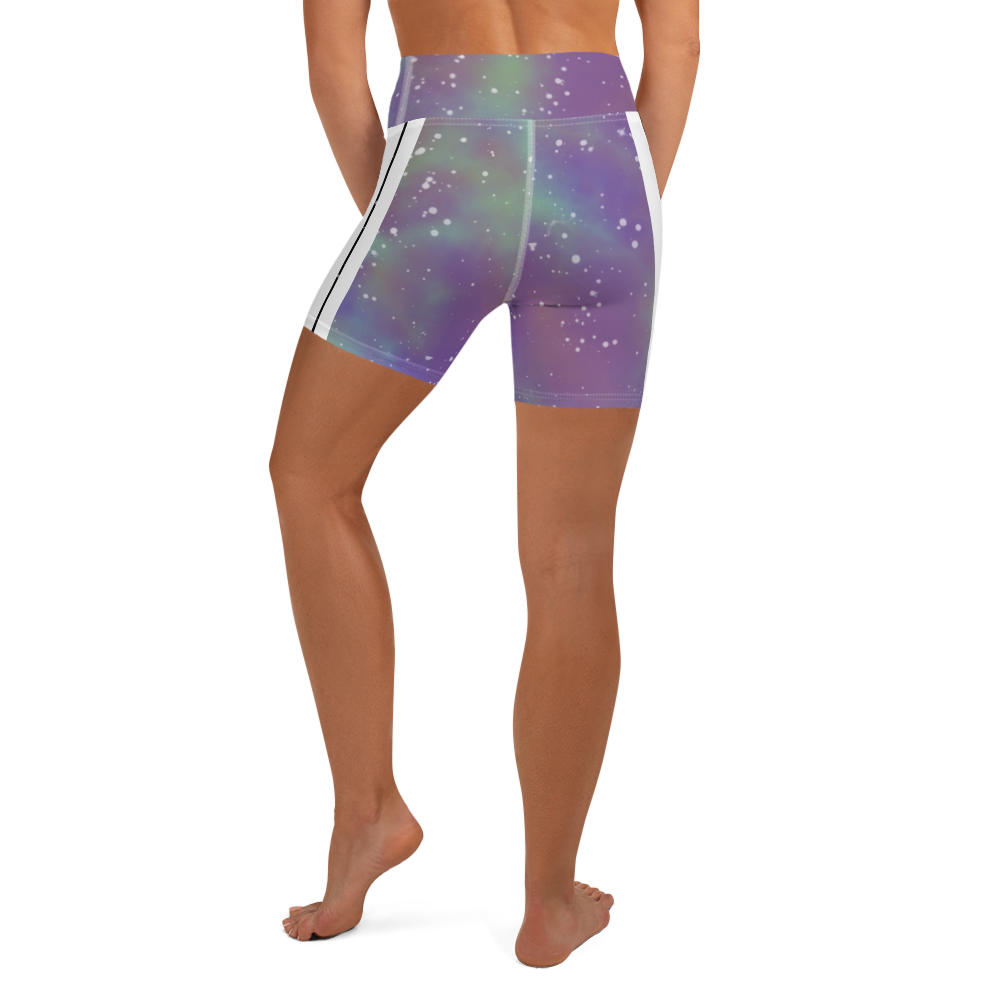 ROYAL ICONIC | Acid Wash Bleach Dye Galaxy Tie Dye Biking Shorts Malibu Side Stripe Ascend Ether 2 Wash