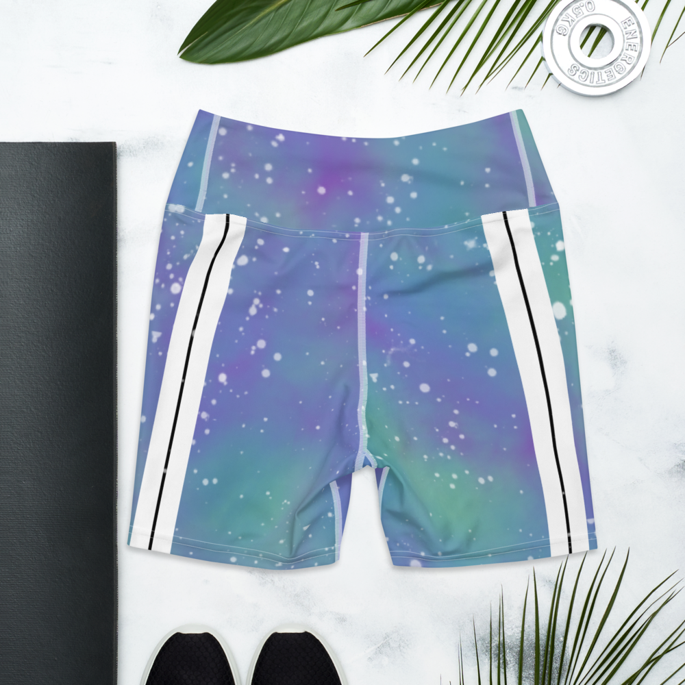 ROYAL ICONIC | Acid Wash Bleach Dye Galaxy Tie Dye Biking Shorts Malibu Side Stripe Ascend Ether 3 Wash