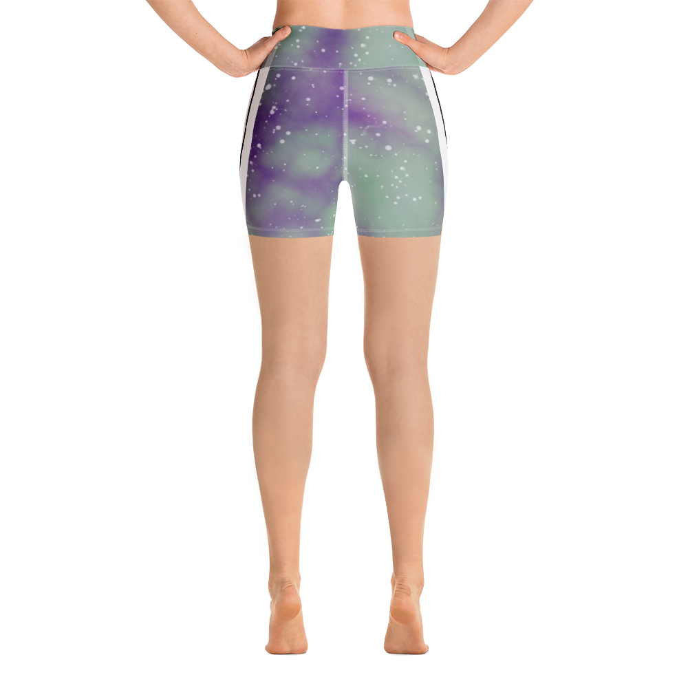 ROYAL ICONIC | Acid Wash Bleach Dye Galaxy Tie Dye Biking Shorts Malibu Side Stripe Ascend Ether 4 Wash