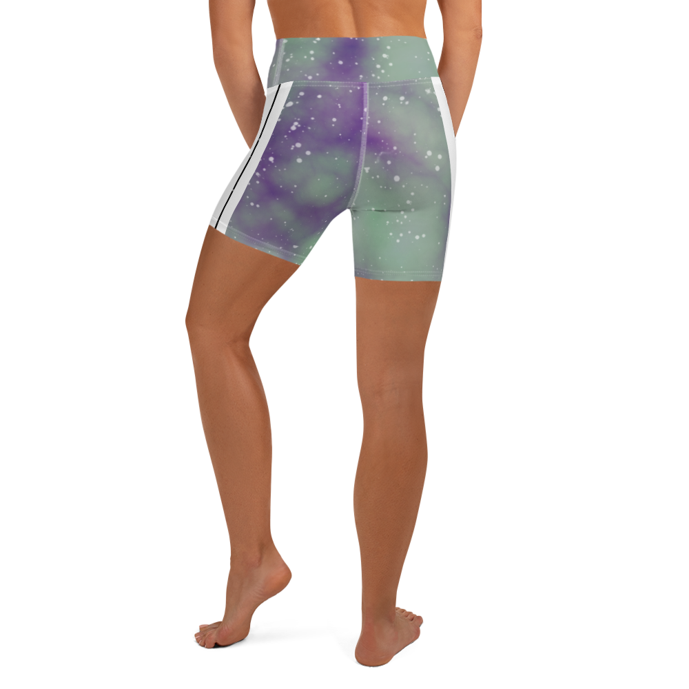 ROYAL ICONIC | Acid Wash Bleach Dye Galaxy Tie Dye Biking Shorts Malibu Side Stripe Ascend Ether 4 Wash
