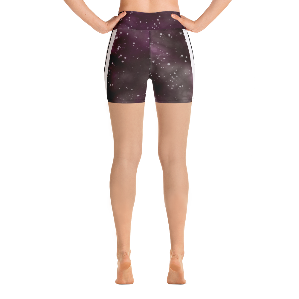 ROYAL ICONIC | Acid Wash Bleach Dye Galaxy Tie Dye Biking Shorts Malibu Side Stripe Ether Cloud Wine Maroon Wash