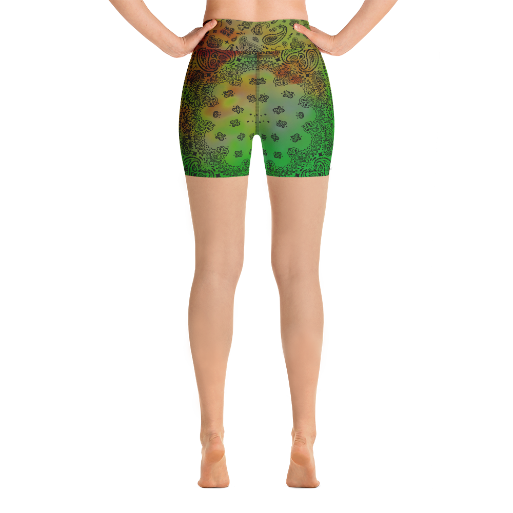 ROYAL ICONIC | OG Candy Bandana Tie Dye Paisley Cloud Dye Biking Shorts Set Alien Gator