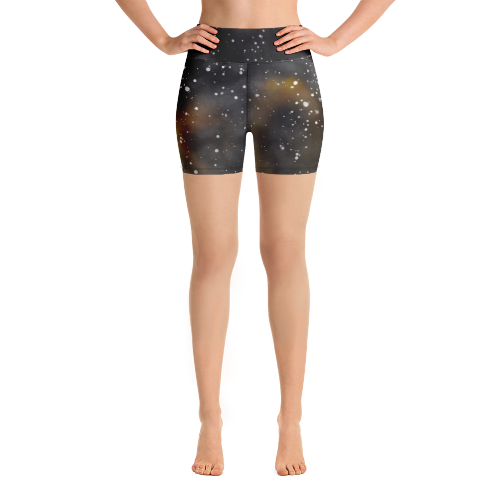 ROYAL ICONIC | Acid Wash Bleach Dye Galaxy Tie Dye Biking Shorts Malibu Side Stripe Orange Sun Aether Grey Wash