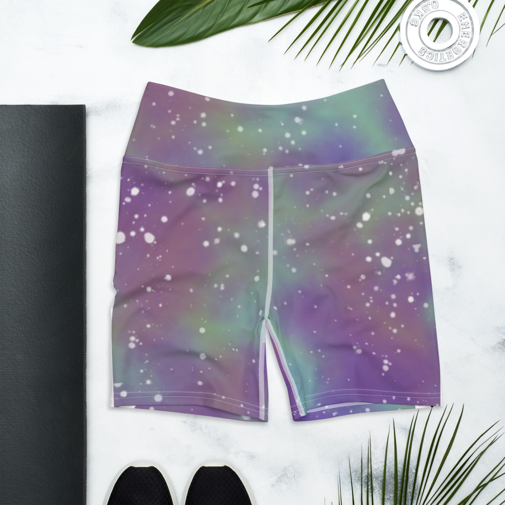 ROYAL ICONIC | Acid Wash Bleach Dye Galaxy Tie Dye Biking Shorts Malibu Side Stripe Ascend Ether 2 Wash