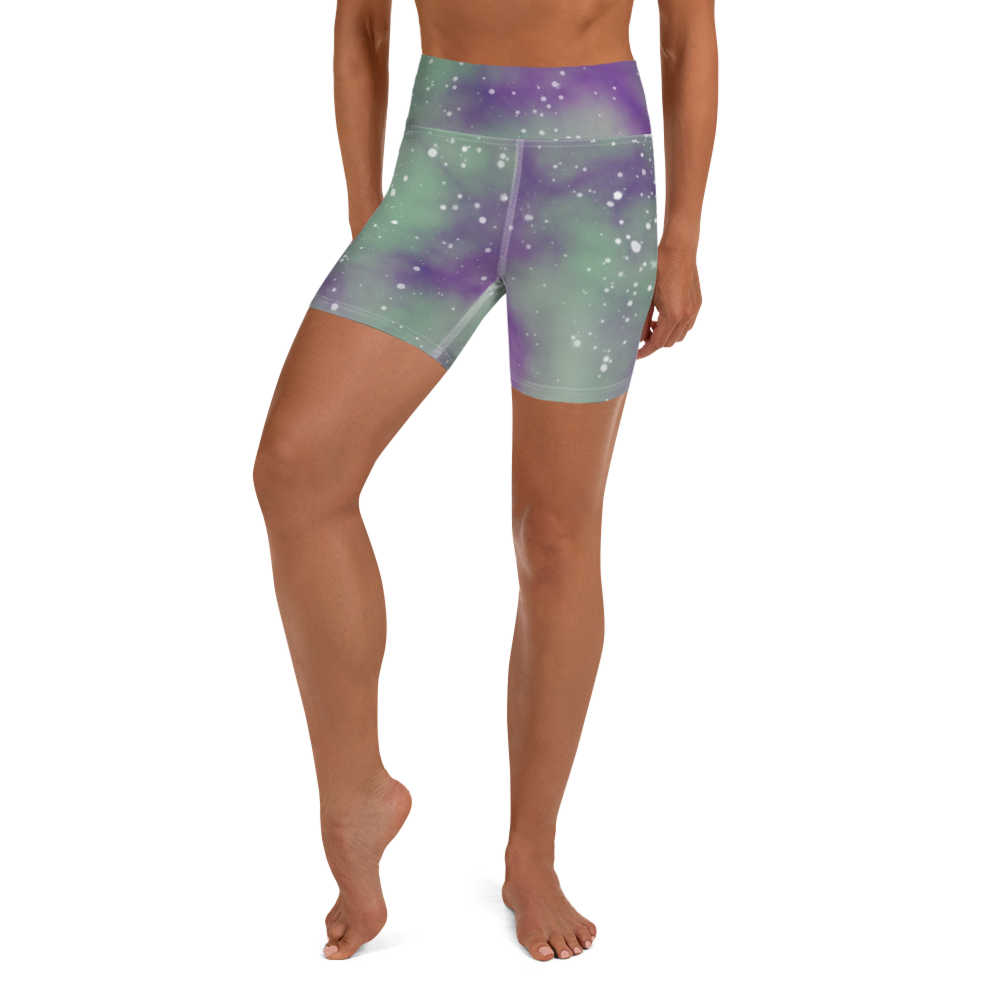 ROYAL ICONIC | Acid Wash Bleach Dye Galaxy Tie Dye Biking Shorts Malibu Side Stripe Ascend Ether 4 Wash