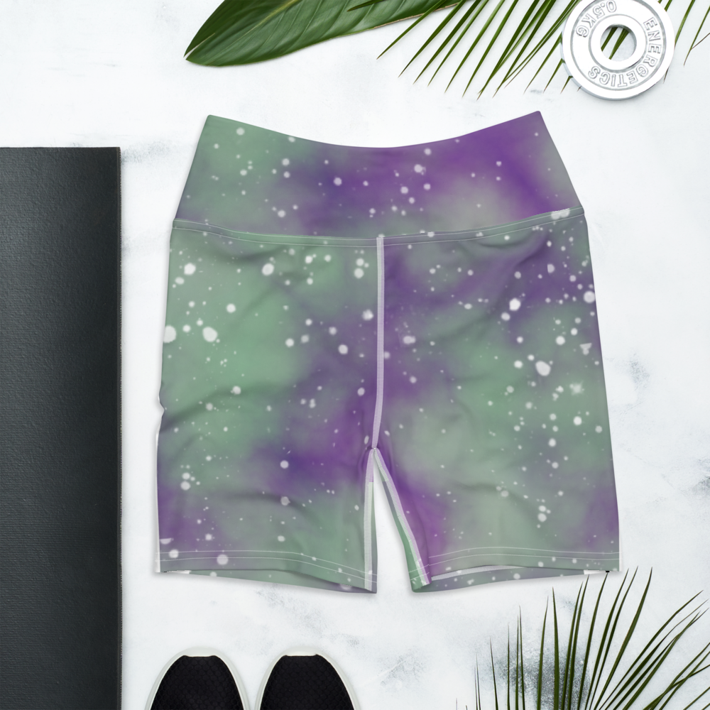 ROYAL ICONIC | Acid Wash Bleach Dye Galaxy Tie Dye Biking Shorts Malibu Side Stripe Ascend Ether 4 Wash