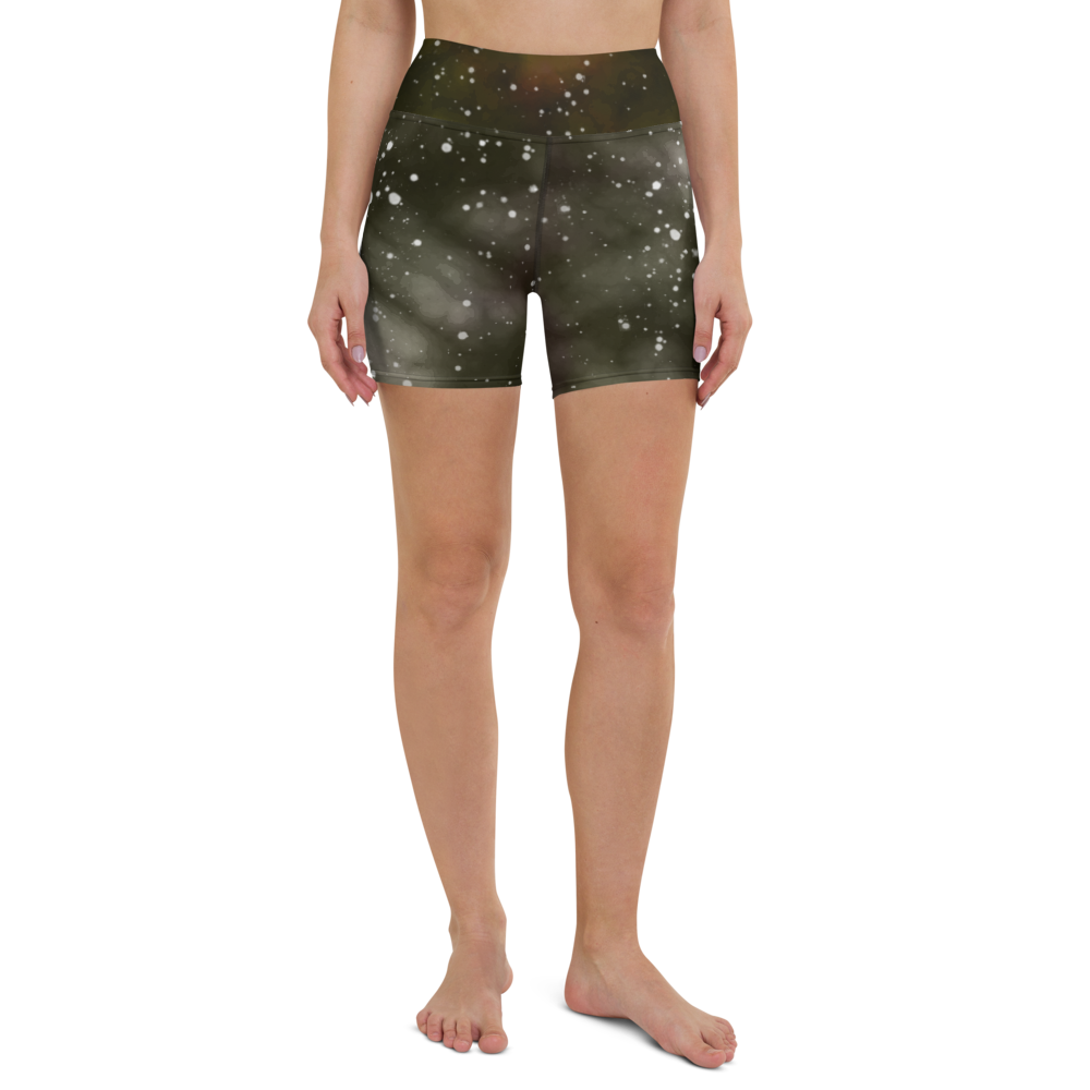 ROYAL ICONIC | Acid Wash Bleach Dye Galaxy Tie Dye Biking Shorts Malibu Side Stripe Ether Cloud Blk N' Wh Wash