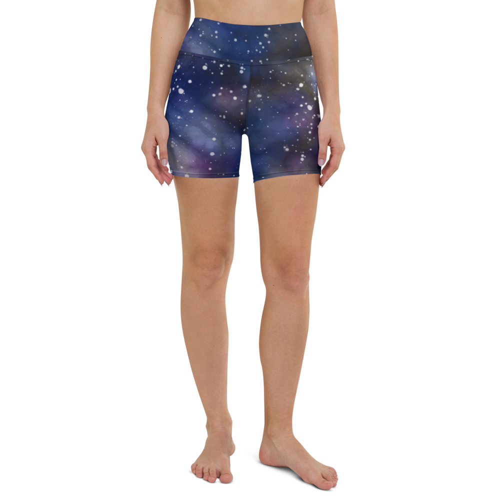 ROYAL ICONIC | Acid Wash Bleach Dye Galaxy Tie Dye Biking Shorts Malibu Side Stripe Ether Cloud Royal Blue Purple N' Wh Wash