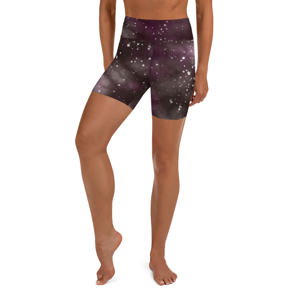 ROYAL ICONIC | Acid Wash Bleach Dye Galaxy Tie Dye Biking Shorts Malibu Side Stripe Ether Cloud Wine Maroon Wash