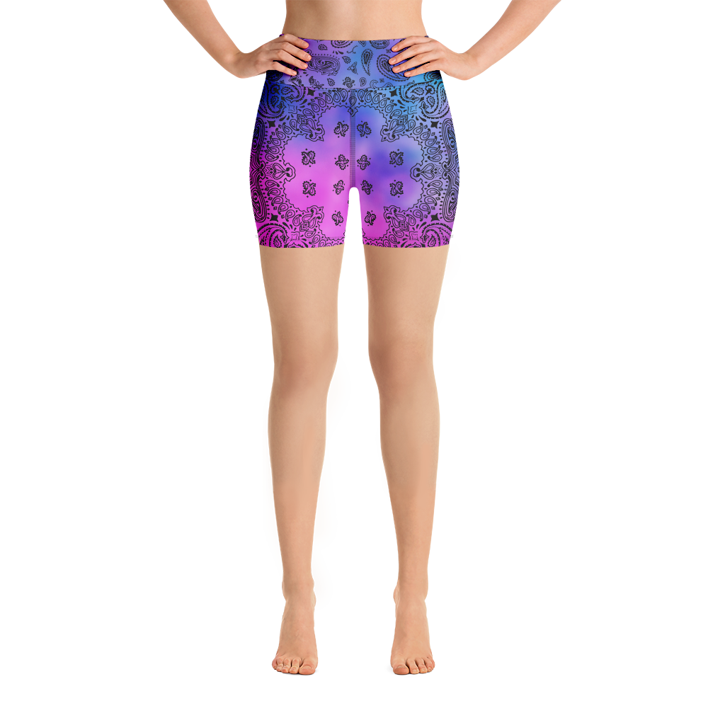 ROYAL ICONIC | OG Candy Bandana Tie Dye Paisley Cloud Dye Biking Shorts Set Millenial Pink Blue the 90s Ate It