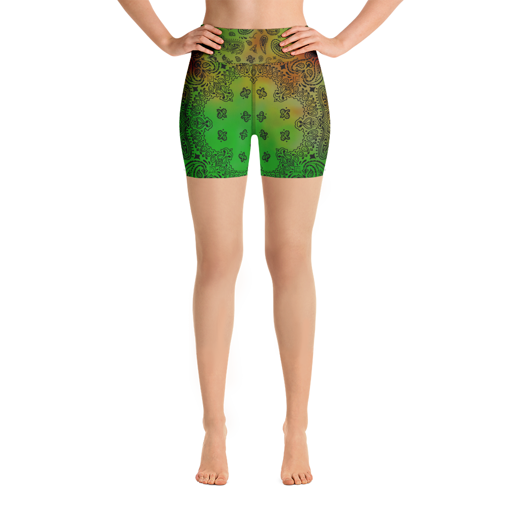 ROYAL ICONIC | OG Candy Bandana Tie Dye Paisley Cloud Dye Biking Shorts Set Alien Gator