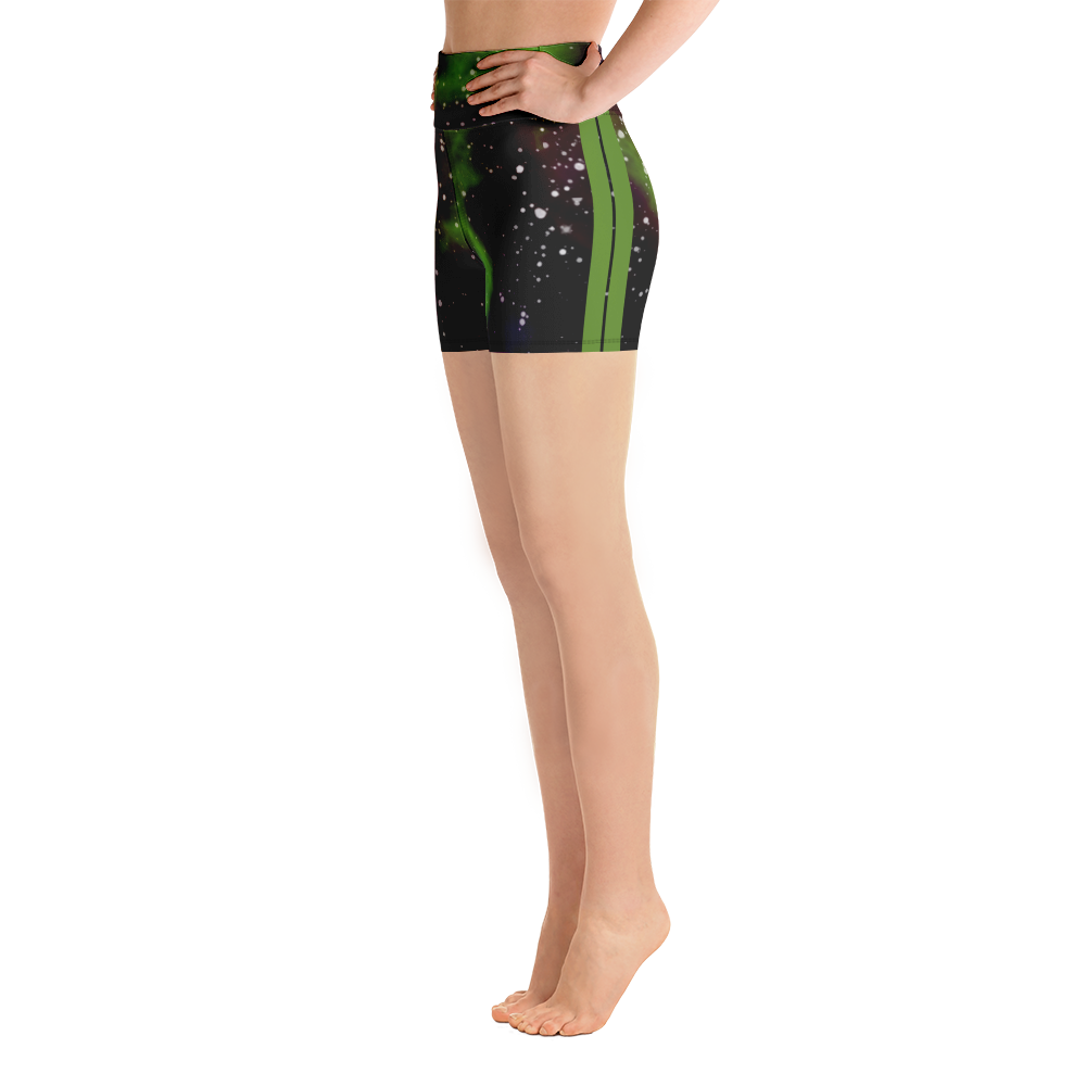 ROYAL ICONIC | Acid Wash Bleach Dye Galaxy Tie Dye Biking Shorts Billie Alien Neon Green