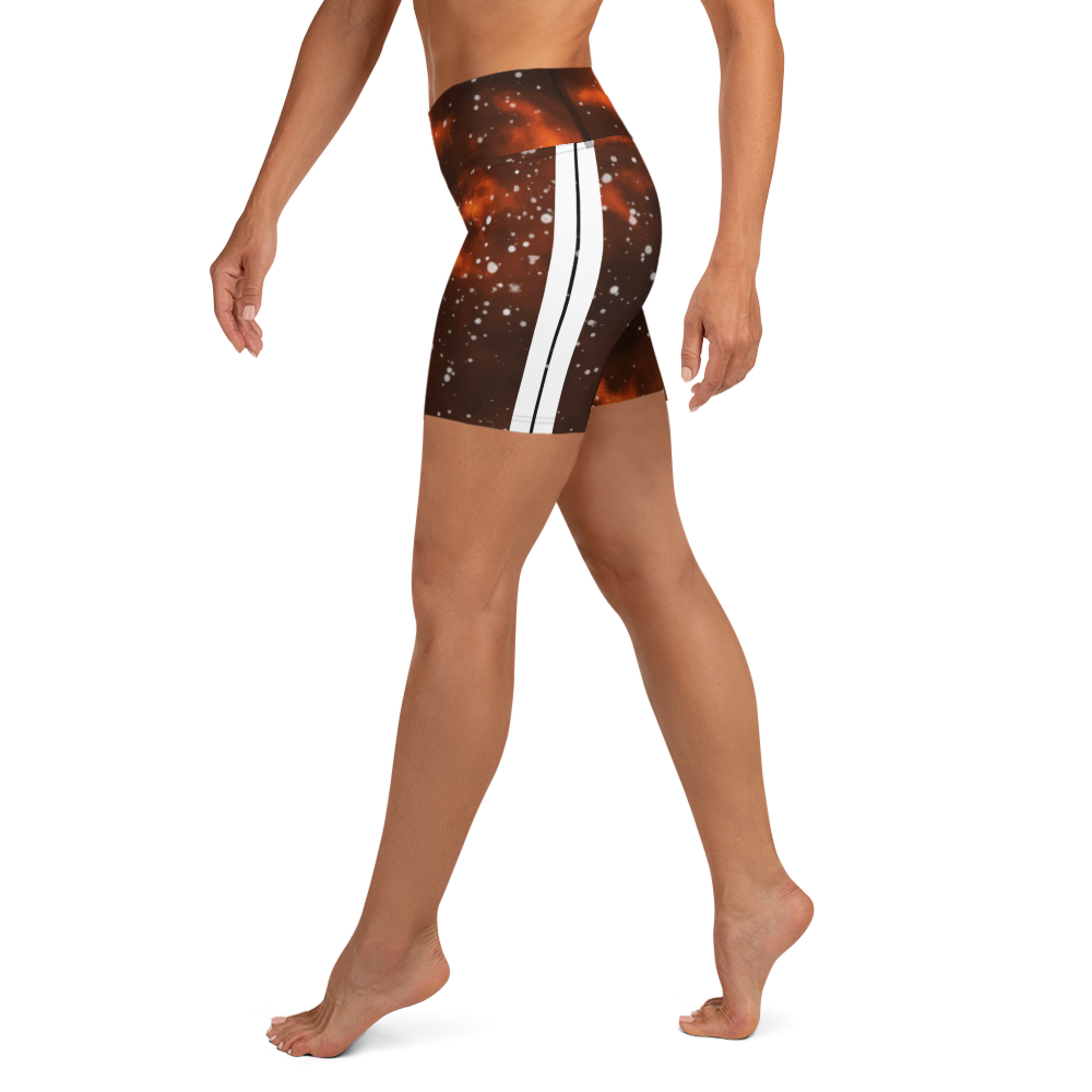 ROYAL ICONIC | Acid Wash Bleach Dye Galaxy Tie Dye Biking Shorts Malibu Side Stripe Custom Bleach