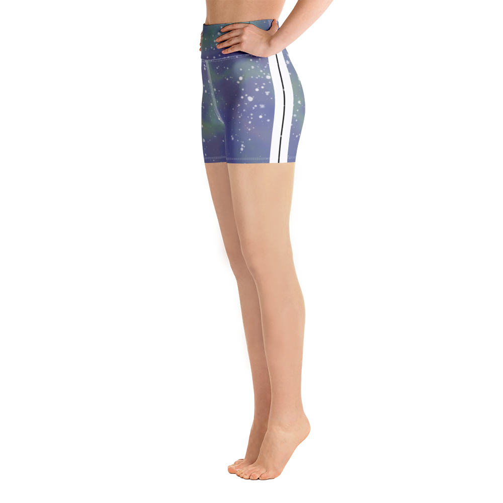ROYAL ICONIC | Acid Wash Bleach Dye Galaxy Tie Dye Biking Shorts Malibu Side Stripe Ascend Ether 1 Wash