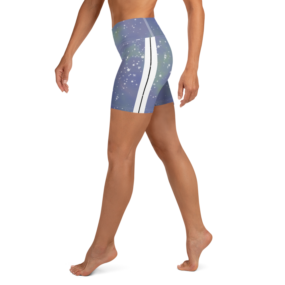 ROYAL ICONIC | Acid Wash Bleach Dye Galaxy Tie Dye Biking Shorts Malibu Side Stripe Ascend Ether 1 Wash