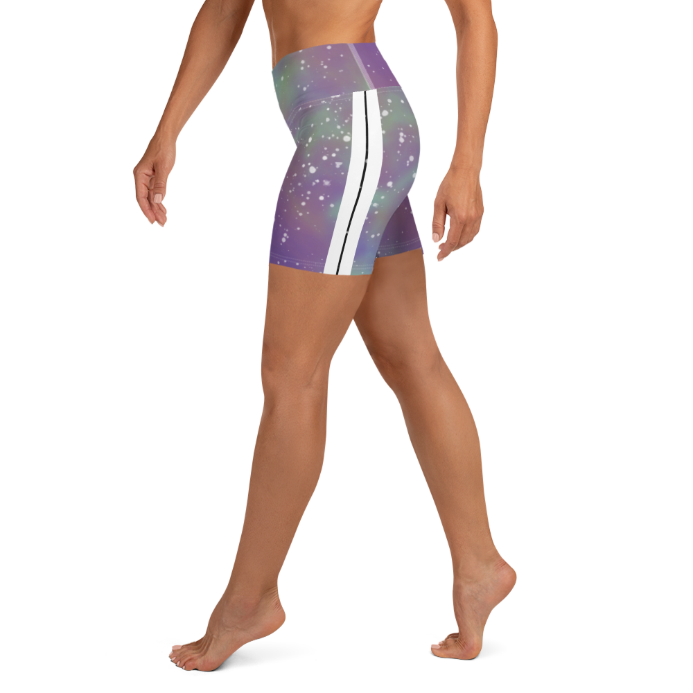 ROYAL ICONIC | Acid Wash Bleach Dye Galaxy Tie Dye Biking Shorts Malibu Side Stripe Ascend Ether 2 Wash