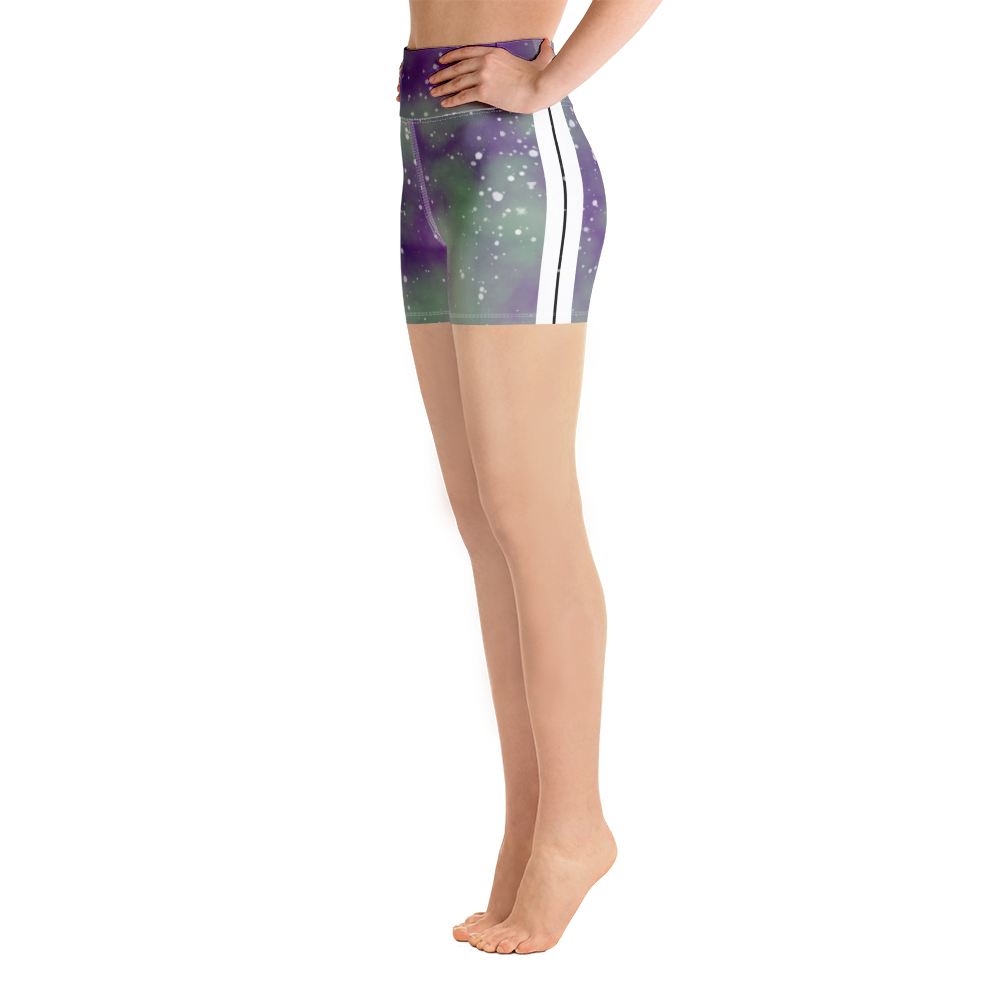 ROYAL ICONIC | Acid Wash Bleach Dye Galaxy Tie Dye Biking Shorts Malibu Side Stripe Ascend Ether 4 Wash