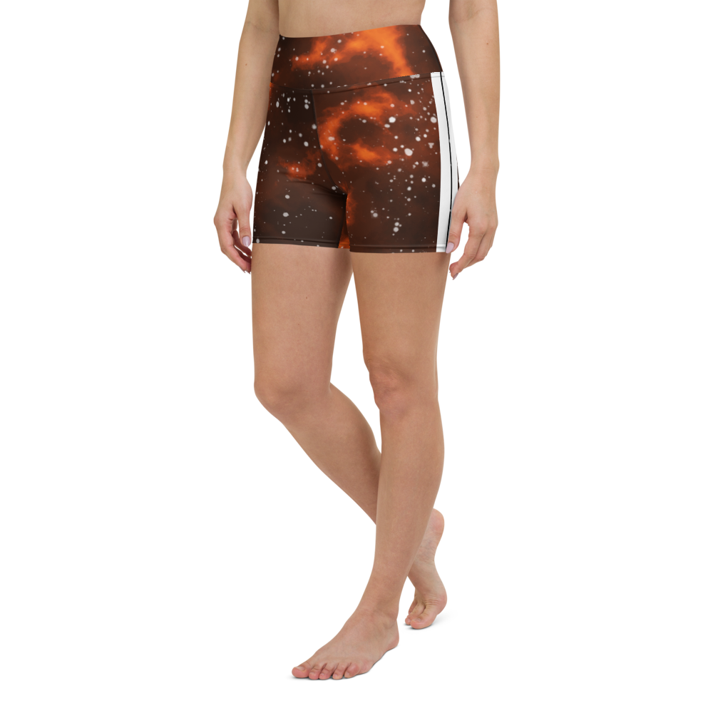 ROYAL ICONIC | Acid Wash Bleach Dye Galaxy Tie Dye Biking Shorts Malibu Side Stripe Custom Bleach