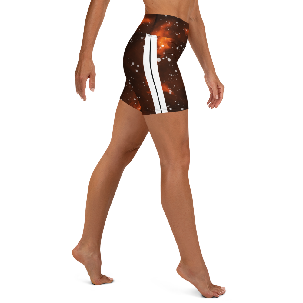 ROYAL ICONIC | Acid Wash Bleach Dye Galaxy Tie Dye Biking Shorts Malibu Side Stripe Custom Bleach