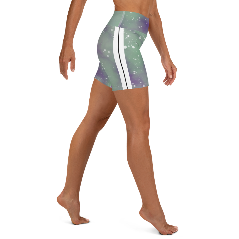 ROYAL ICONIC | Acid Wash Bleach Dye Galaxy Tie Dye Biking Shorts Malibu Side Stripe Ascend Ether 4 Wash