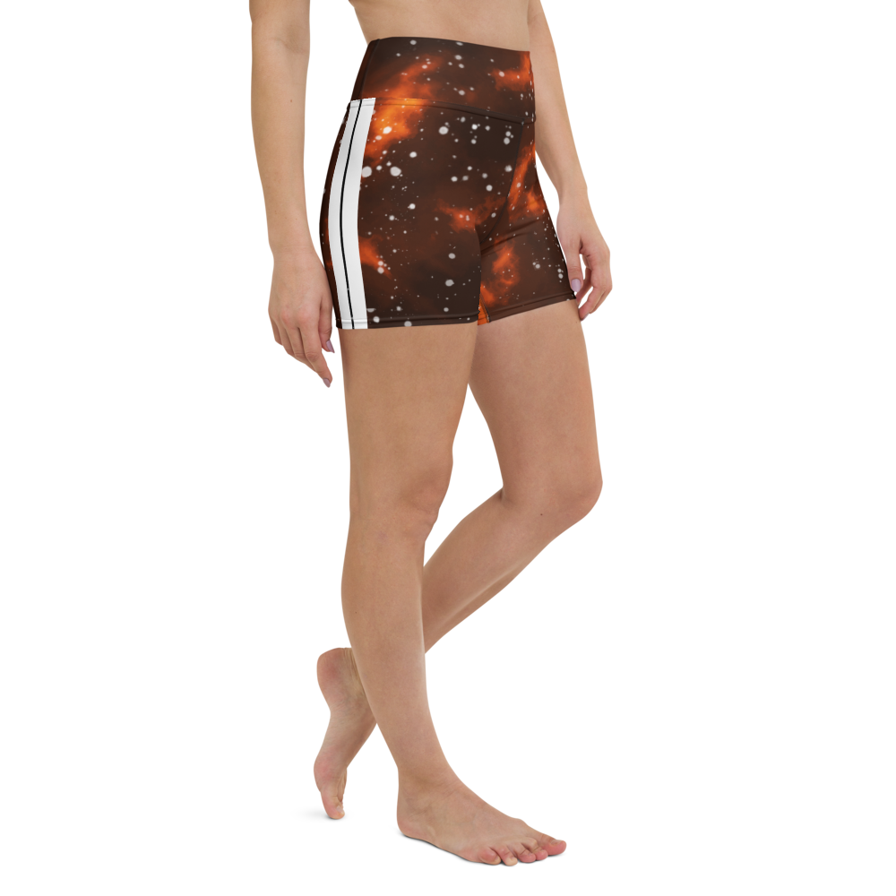 ROYAL ICONIC | Acid Wash Bleach Dye Galaxy Tie Dye Biking Shorts Malibu Side Stripe Custom Bleach
