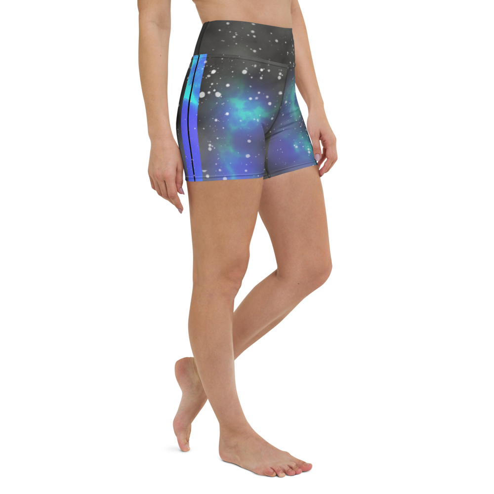 ROYAL ICONIC | Acid Wash Bleach Dye Galaxy Tie Dye Biking Shorts Malibu Side Stripe Mermaid Portals Aether Grey Wash