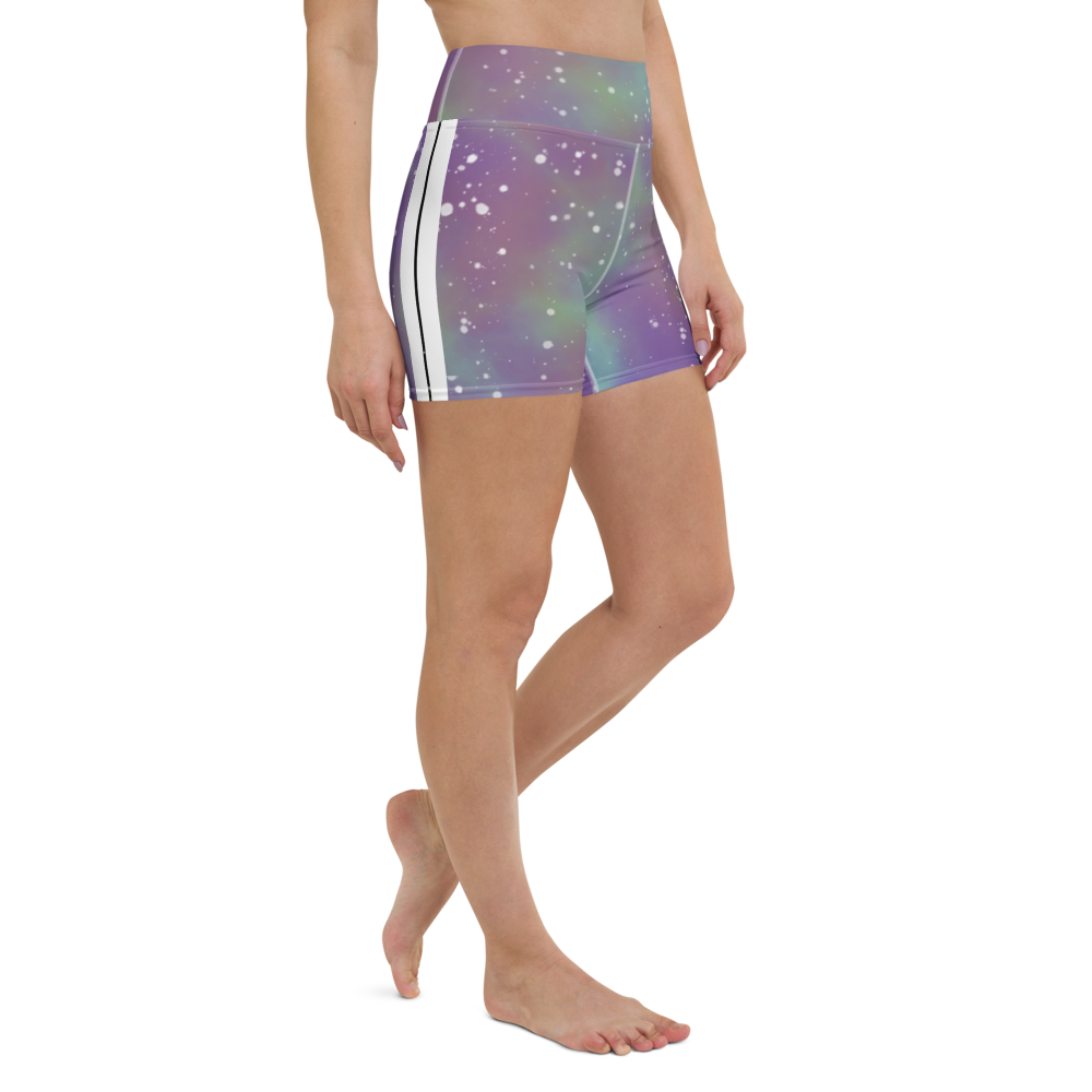 ROYAL ICONIC | Acid Wash Bleach Dye Galaxy Tie Dye Biking Shorts Malibu Side Stripe Ascend Ether 2 Wash