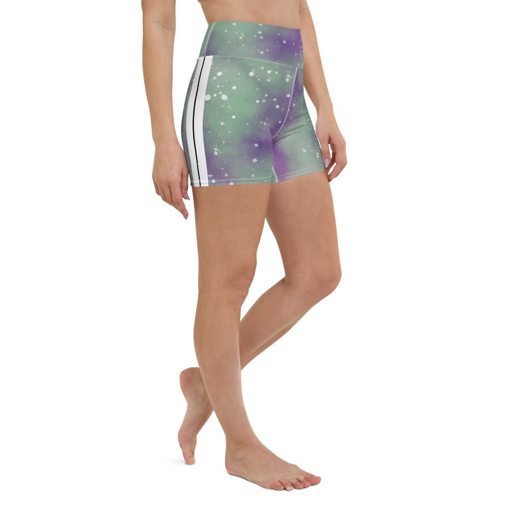 ROYAL ICONIC | Acid Wash Bleach Dye Galaxy Tie Dye Biking Shorts Malibu Side Stripe Ascend Ether 4 Wash