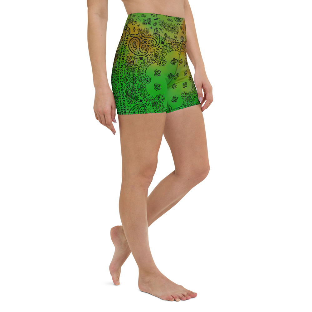 ROYAL ICONIC | OG Candy Bandana Tie Dye Paisley Cloud Dye Biking Shorts Set Alien Gator