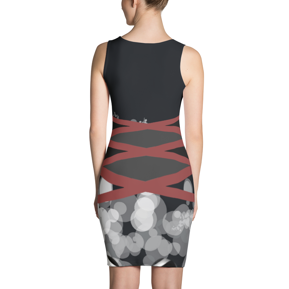 FF BODY CON PARTY DRESS LIGHTS N BILLIARDS