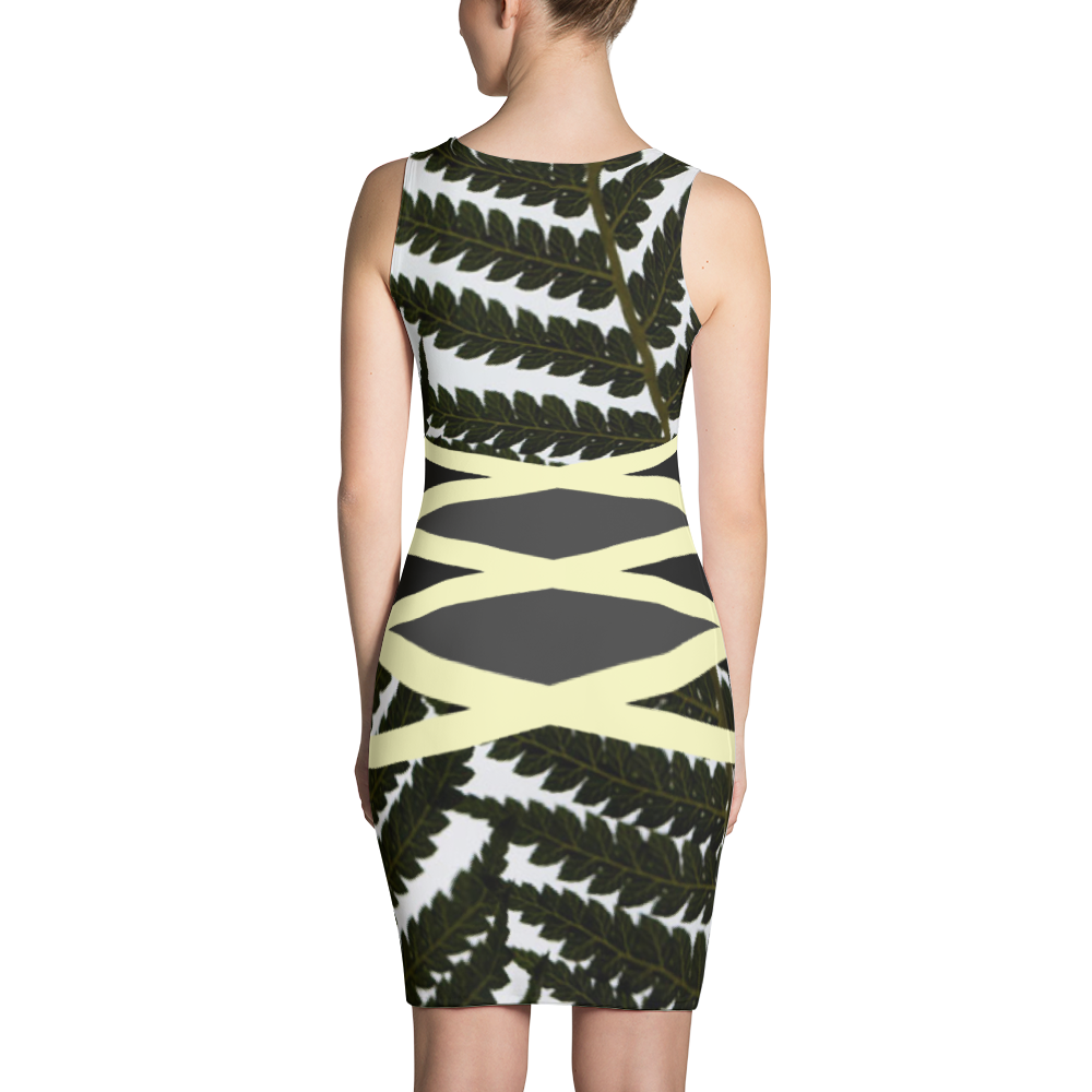 FF BODY CON DRESS GODDESS LEAF