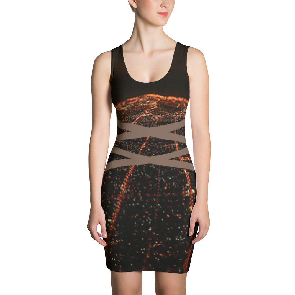 FF BODY CON CITY DRESS LIGHTS LA