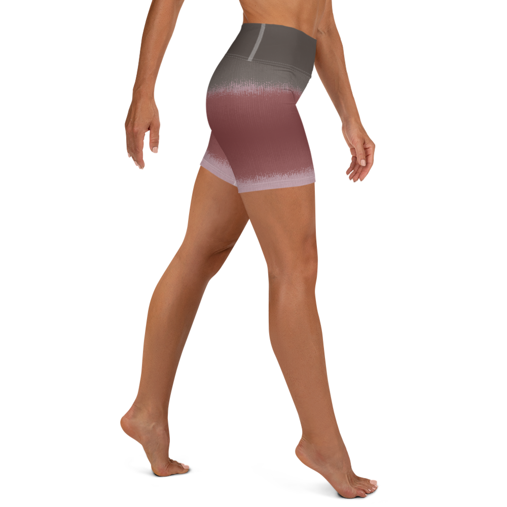 CRXWN | Drip or Dye Max 90 dqm bacon Acid Wash Ice Dye Yoga Shorts
