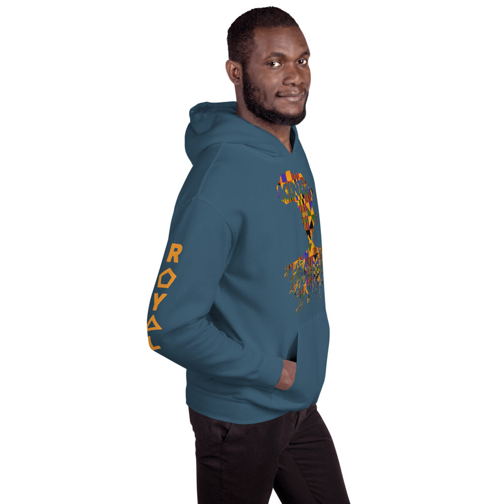 ROYAL. | Nu Afrique CRXWN and ROOTS | King Hoodie Kente (4 VARIETIES)