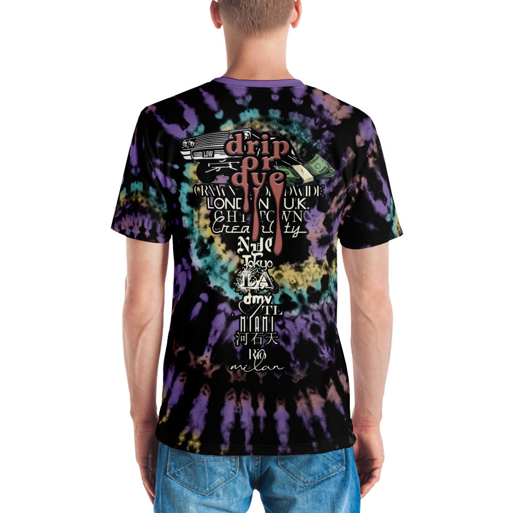 CRXWN | Drip or Dye Custom Tie Dye Crew Neck Jersey Tee Have a Drip Day
