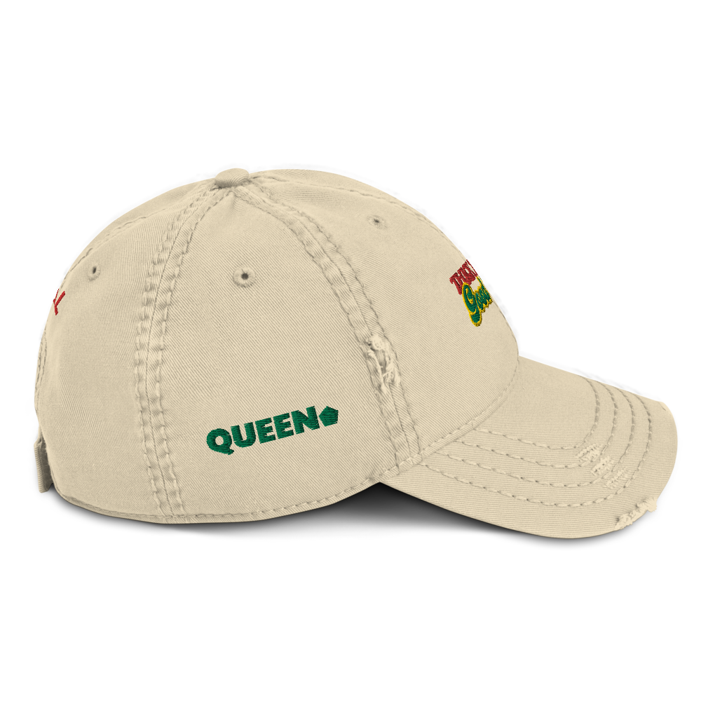 ROYAL WEAR | Empower Thick Thighs Good Vibes Trippy Super Retro Distressed Afro Tings Dad Cap