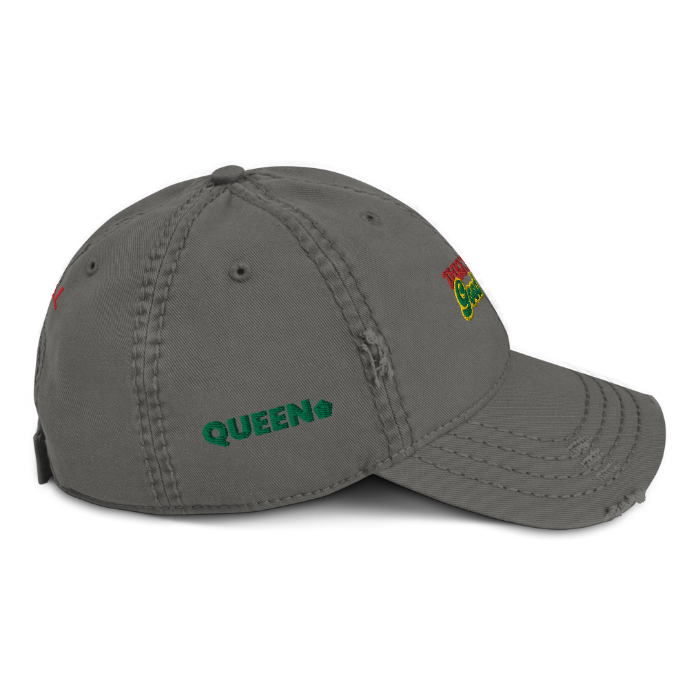 ROYAL WEAR | Empower Thick Thighs Good Vibes Trippy Super Retro Distressed Afro Tings Dad Cap