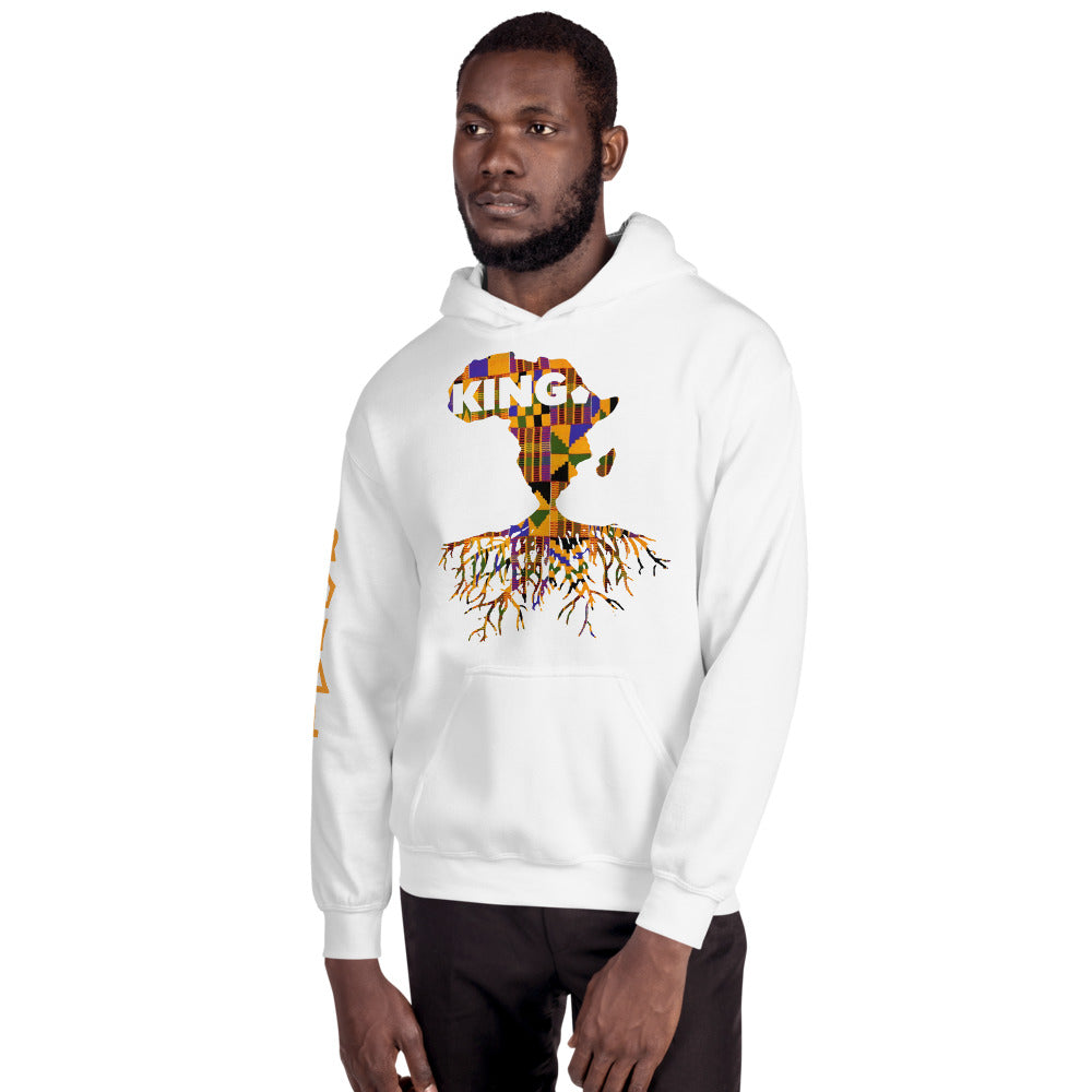 ROYAL. | Nu Afrique CRXWN and ROOTS | King Hoodie Kente (4 VARIETIES)