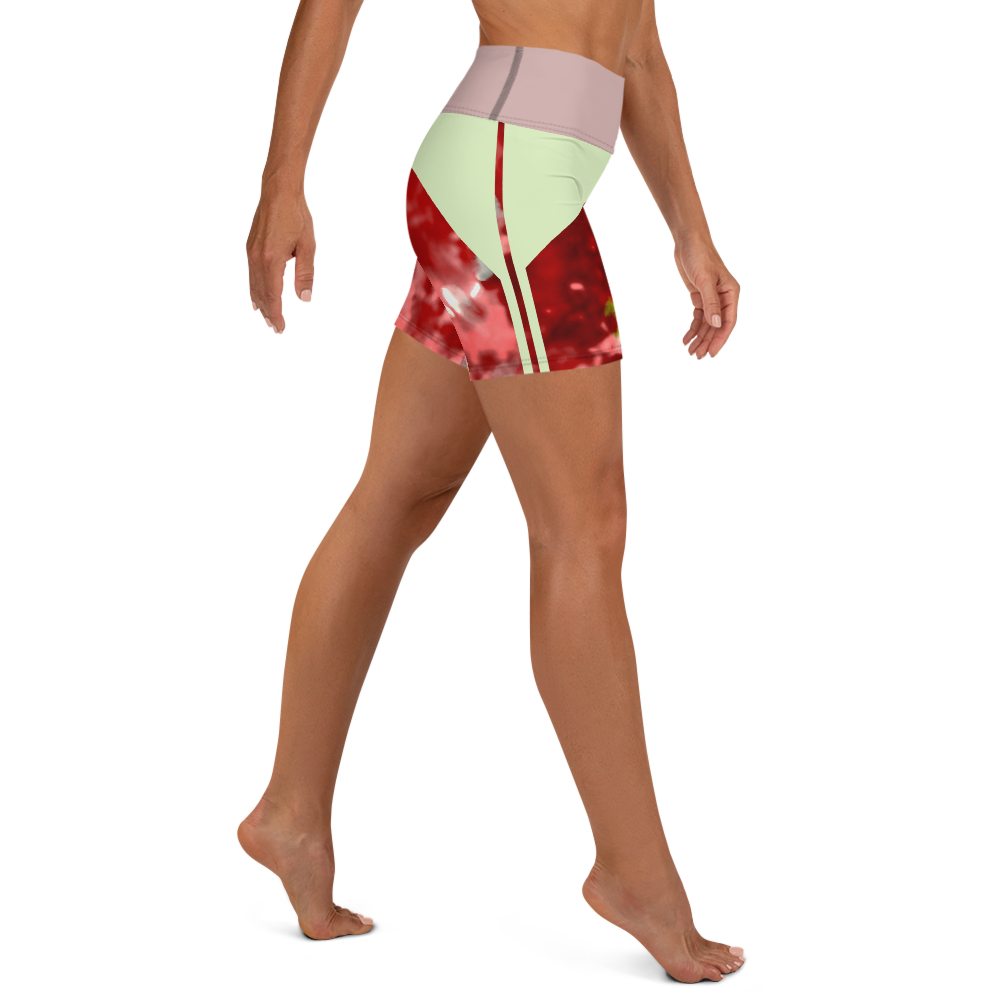 CRXWN | Drip or Dye Max Verona Guava Ice HER Collection Acid Wash Tye Dye Yoga Shorts
