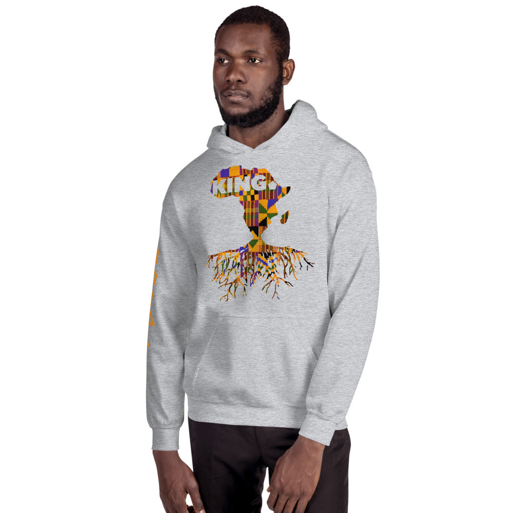 ROYAL. | Nu Afrique CRXWN and ROOTS | King Hoodie Kente (4 VARIETIES)